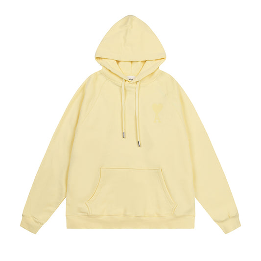 Pull à capuche AMI Pastel - Rose