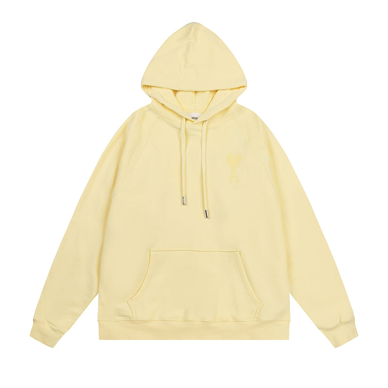 Pull à capuche AMI Pastel - Noir