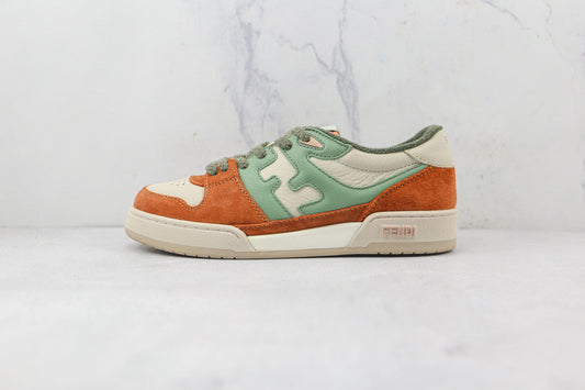 Fendi Match Low Tops - Orange