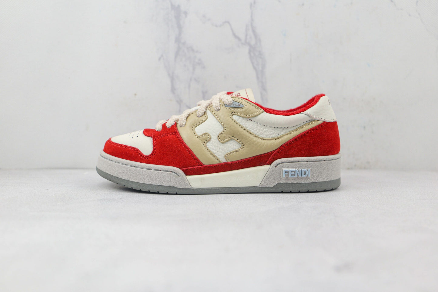 Fendi Match Low Tops - Rouge