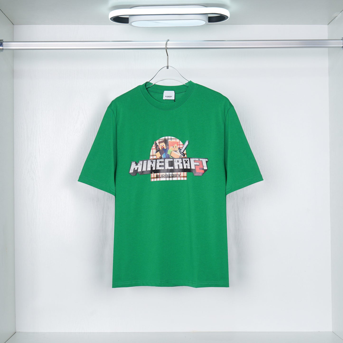 T shirt Burberry x Minecraft - Vert