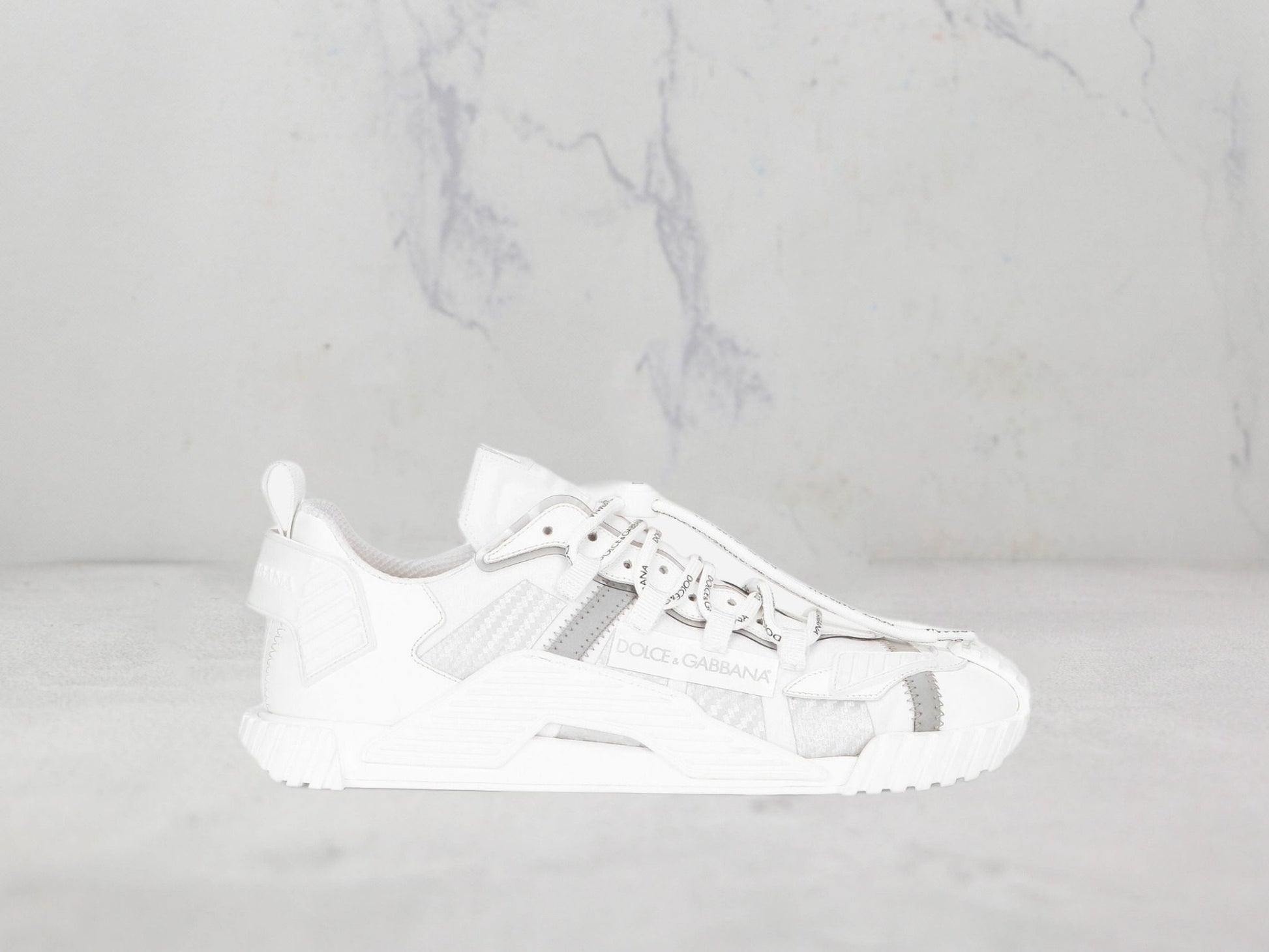 Dolce &amp; Gabbana Sneaker NS1 Blanche - Beige