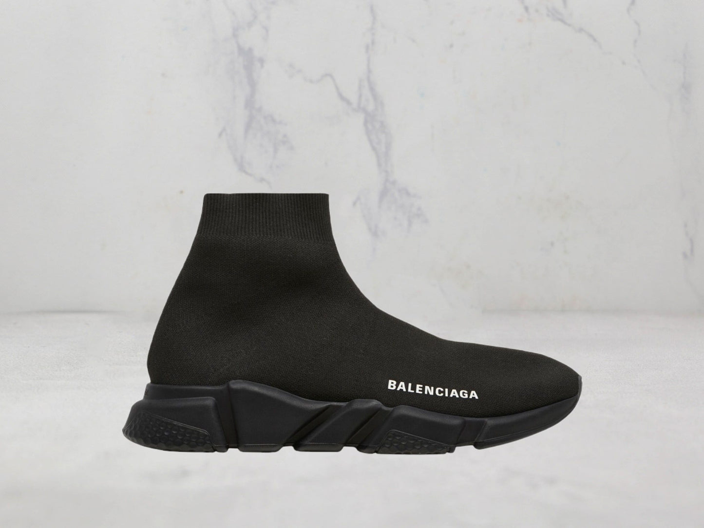 Balenciaga Speed en maille - Noir