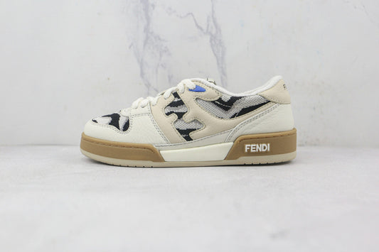 Fendi Match Low Tops - Blanc/Noir
