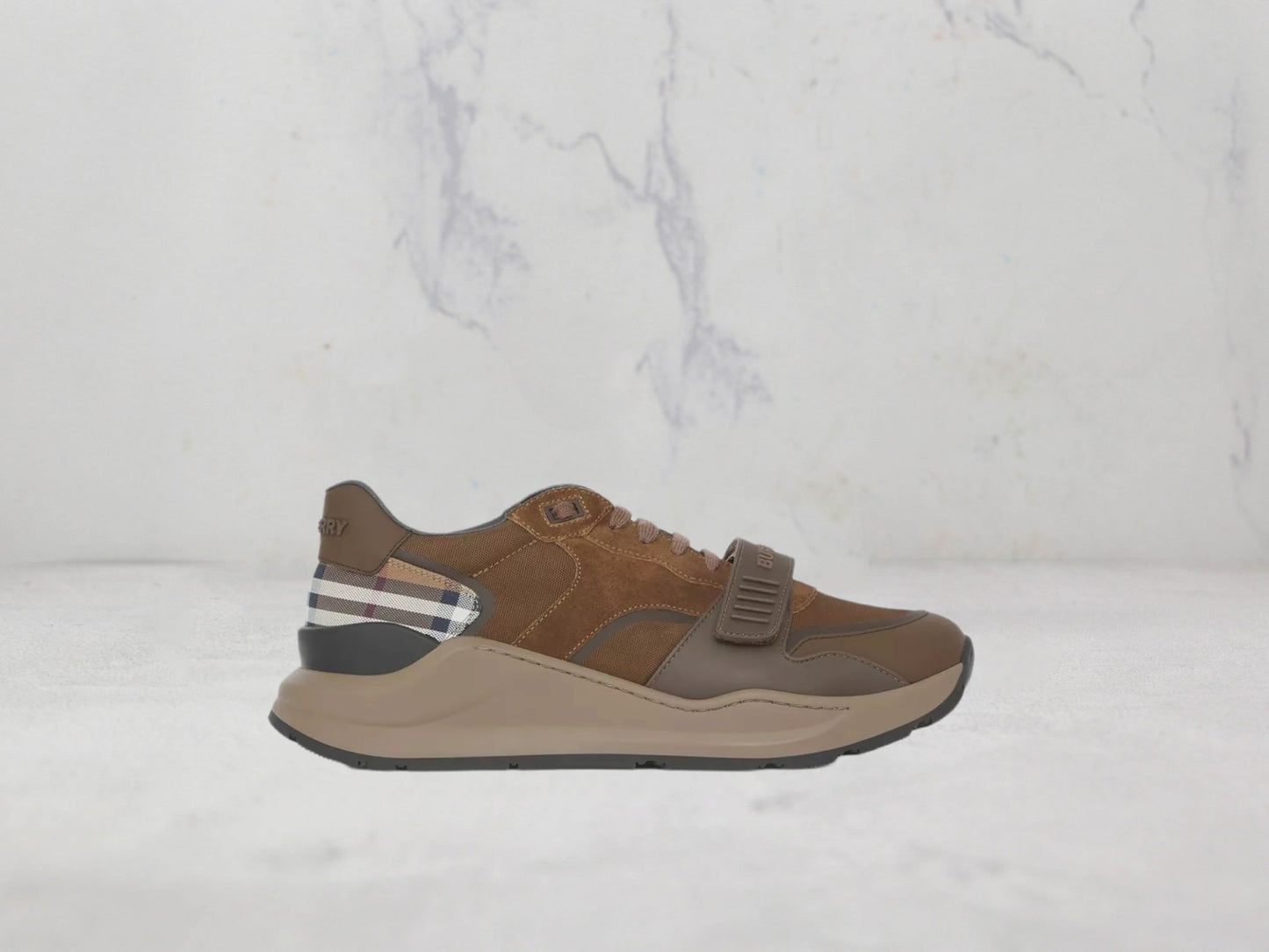 Sneaker Burberry Vintage check - Marron