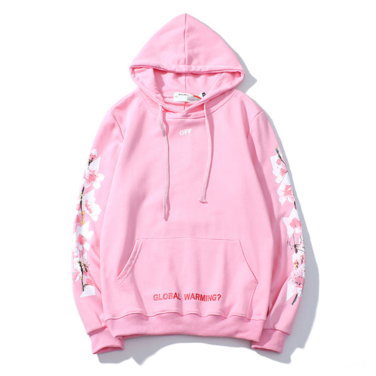 Pull à capuche Off White - Rose