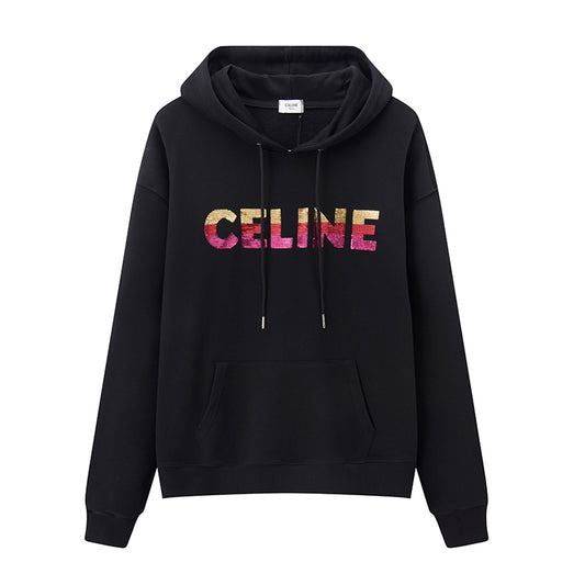 Pull à capuche Celine - Noir