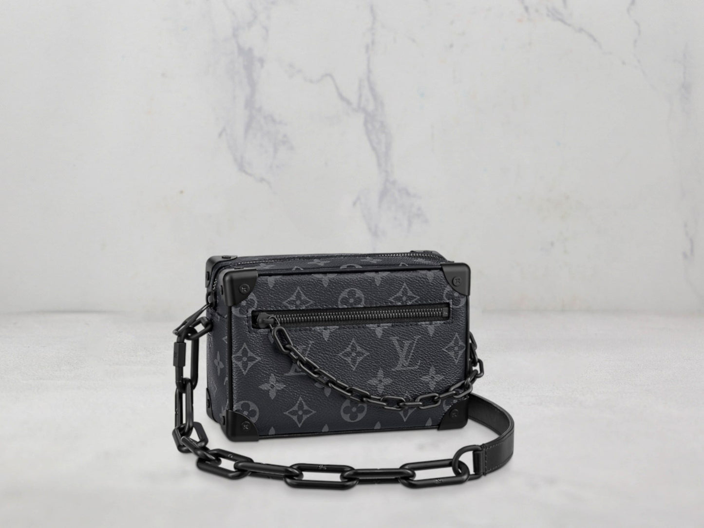 Louis Vuitton &#8211; MALLE MINI SOFT toile Monogram - Noir