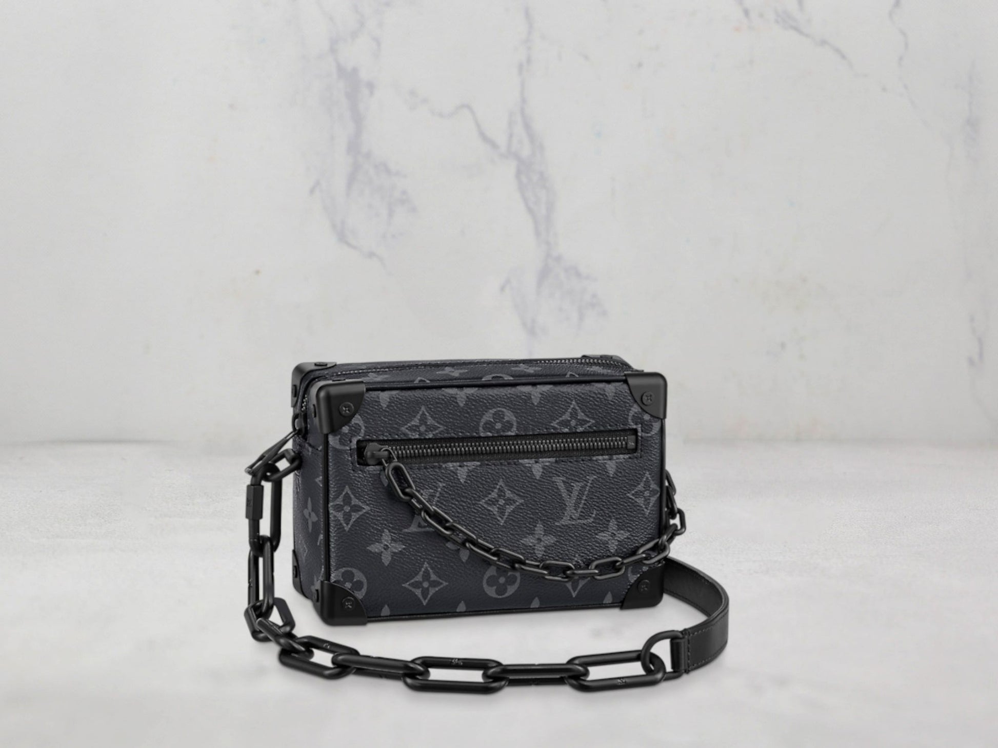 Louis Vuitton &#8211; MALLE MINI SOFT toile Monogram - Noir