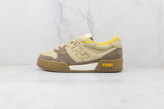 Fendi Match Low Tops - Beige