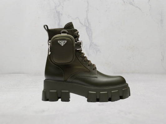 Bottes Prada Monolith - Vert
