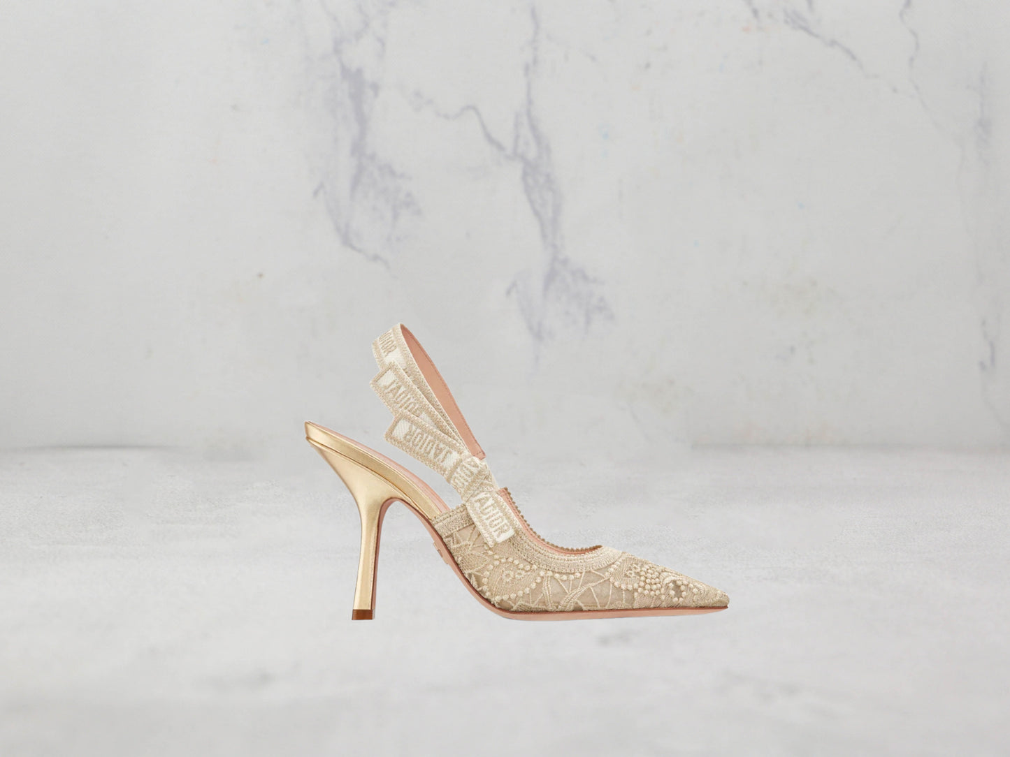 Dior Escarpin Slingback J&rsquo;adior - Beige