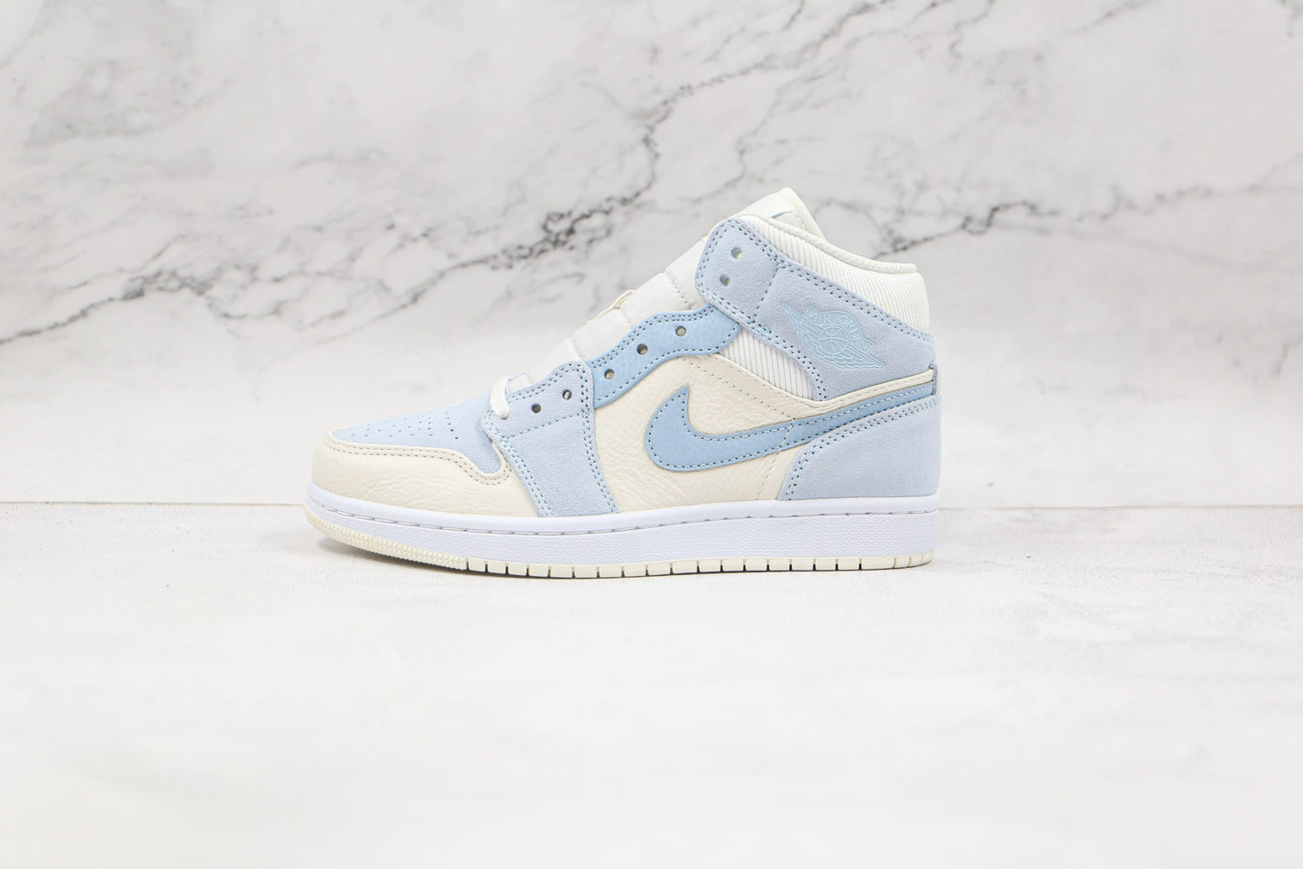 Air Jordan 1 Mid Mixed Textures Blue - 