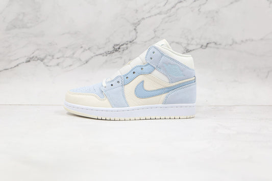 Air Jordan 1 Mid Mixed Textures Blue - 