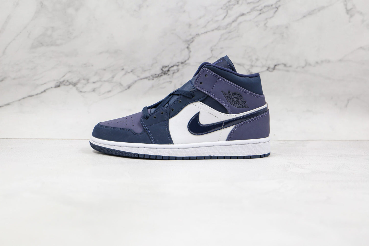 Air Jordan 1 Mid Obsidian Sanded Purple - 