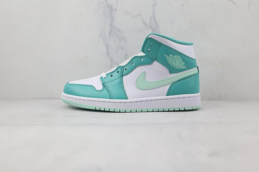 Air Jordan 1 Mid Washed Teal - 
