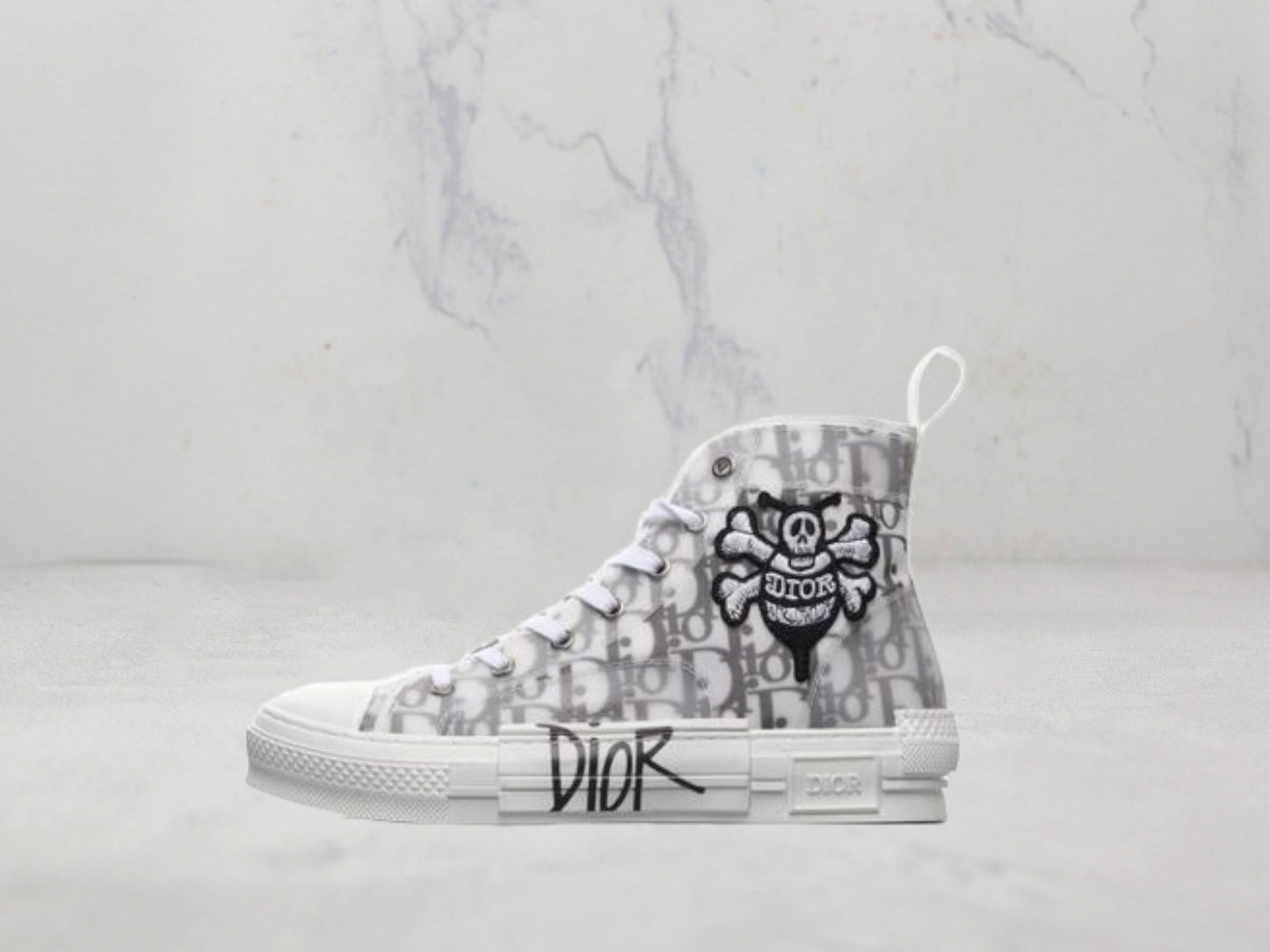 Sneaker Dior B23 HAUTE - Blanc/Noir