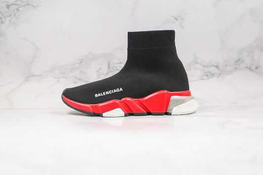 Balenciaga Speed en maille - Rouge