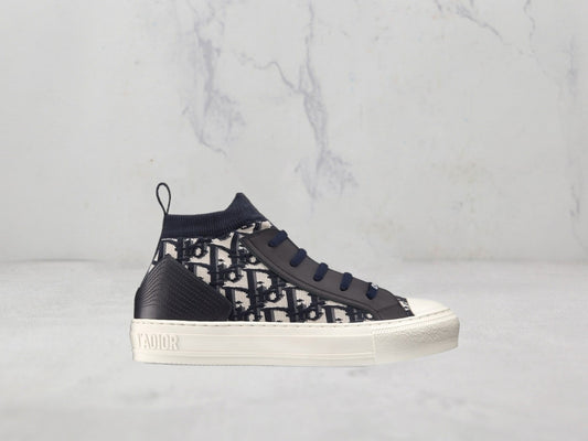 Sneaker Dior WALK&rsquo;N&rsquo;DIOR Cannage - Bleu marine