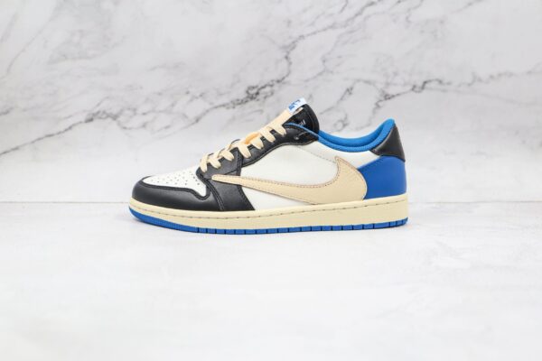 Air Jordan 1 Low Travis Scott - Noir / Bleu