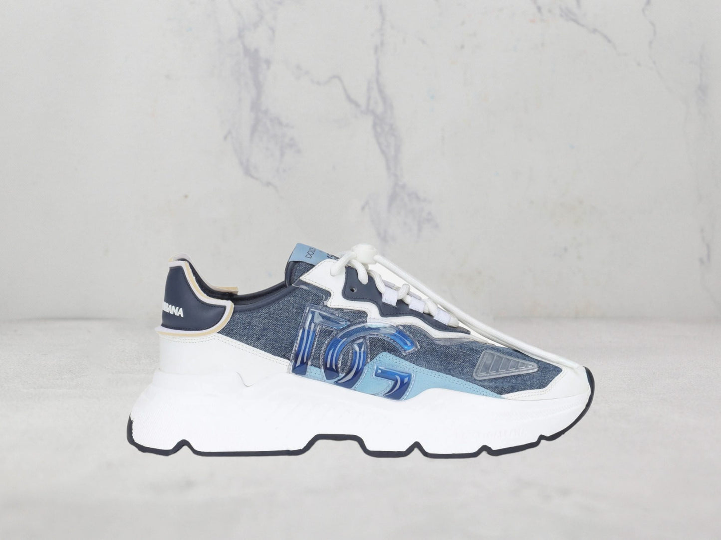 Dolce &amp; Gabbana Sneakers Daymaster - Blanc / Bleu clair
