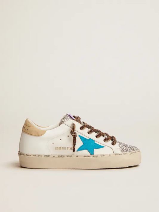 Golden Goose Stardan - Beige / Blanc / bleu