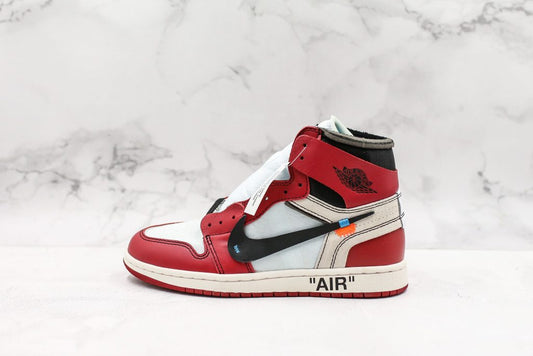 Nike Air Jordan 1 Retro High Off-White University - Rouge