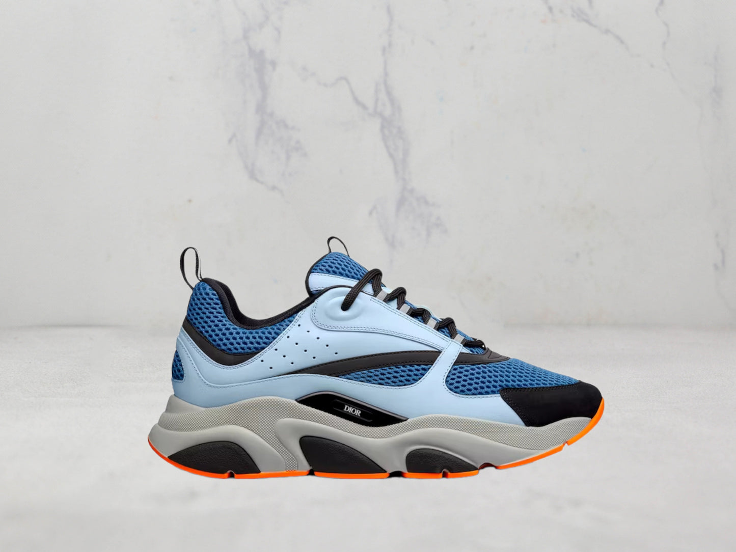 Sneaker Dior B22 - Bleu / Orange