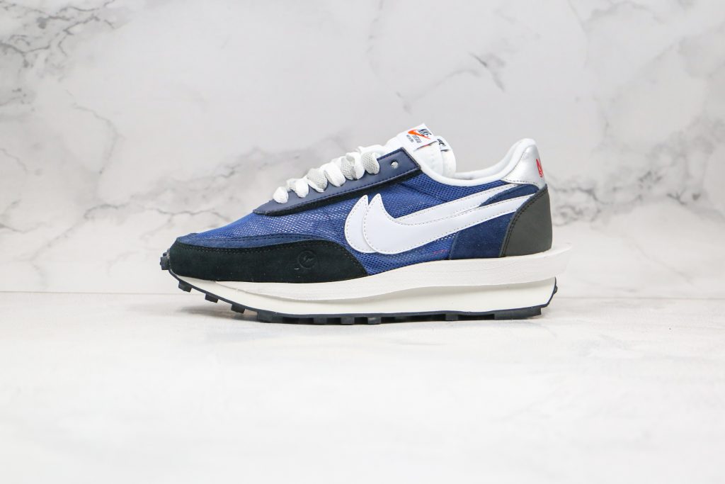 Nike LD Waffle Sacai Nylon - Blanc / Bleu Marine