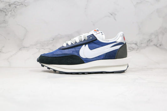 Nike LD Waffle Sacai Nylon - Blanc / Bleu Marine