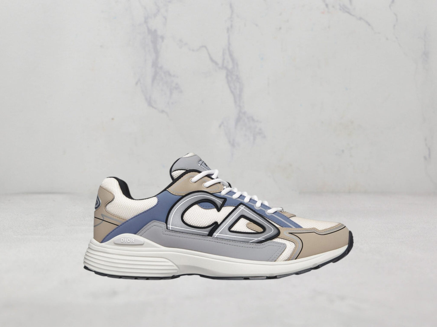 Dior Sneaker B30 - Beige / Blanc / bleu