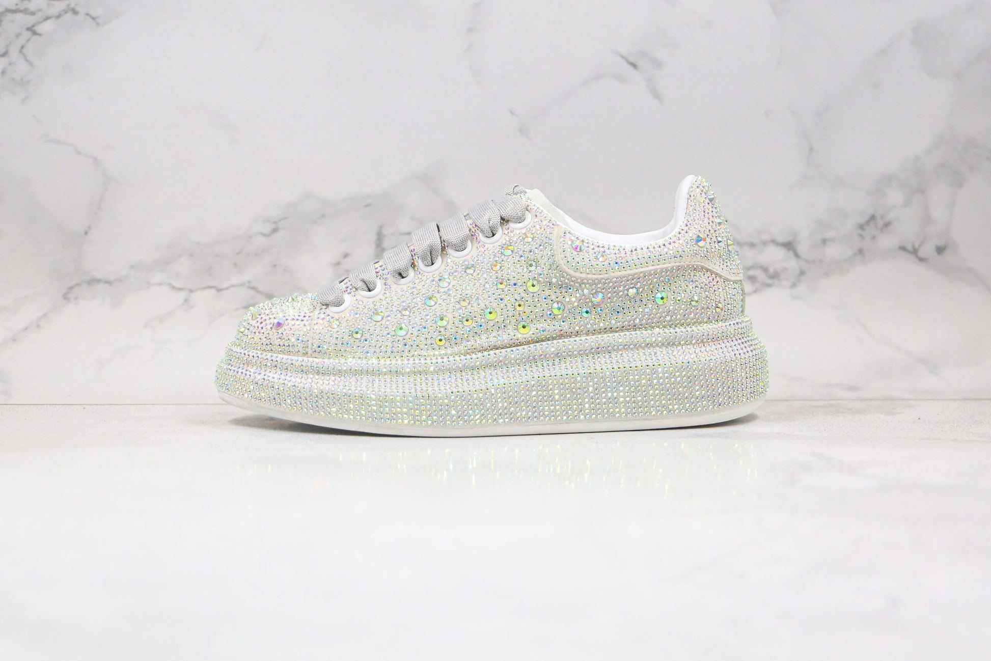Alexander McQueen Sneakers Oversize - Gris