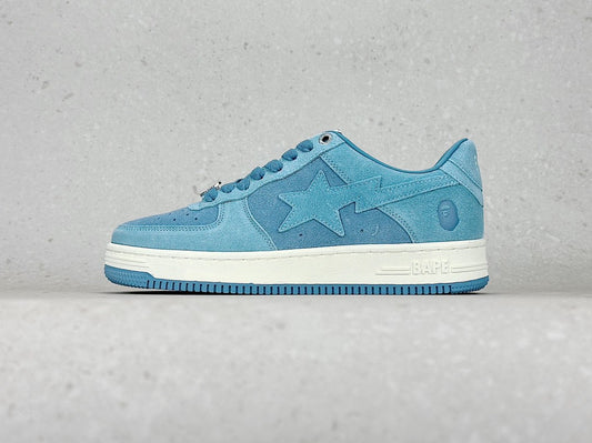 Bape A Bathing ape sta low - Blanc / Bleu clair