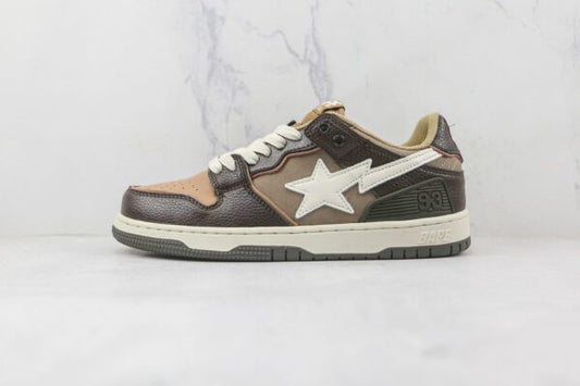 Bape A Bathing ape sk8 sta - Noir / beige
