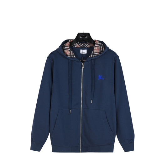 Pull à capuche Burberry - Bleu marine