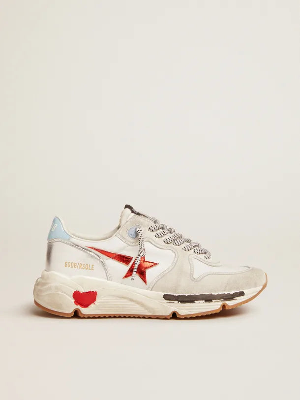 Golden Goose Running Sole - Blanc / Rouge