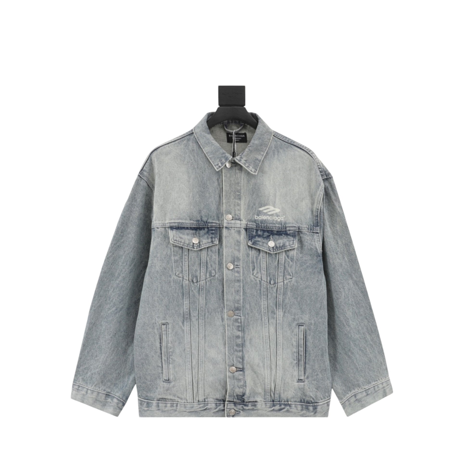Veste en jeans Balenciaga - Bleu