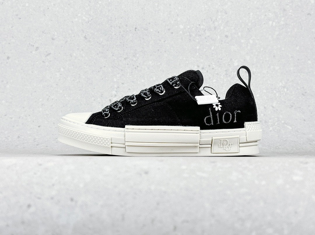 Sneaker Dior B23 basse Flower - marron