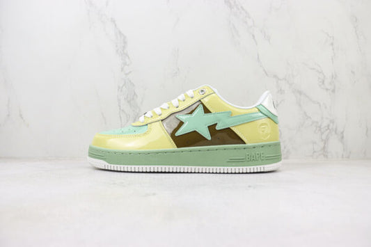 Bape A Bathing ape sta low - Jaune / vert / marron