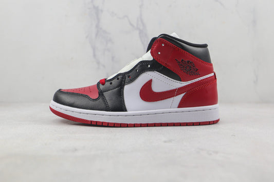 Jordan 1 Mid Alternate Bred Toe - 