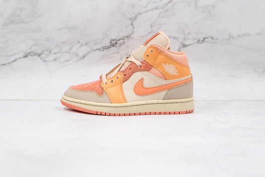 Jordan 1 Mid Apricot Orange - 