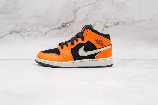 Jordan 1 Mid Black Cone - 
