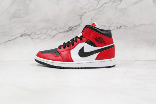 Jordan 1 Mid Chicago Toe - 