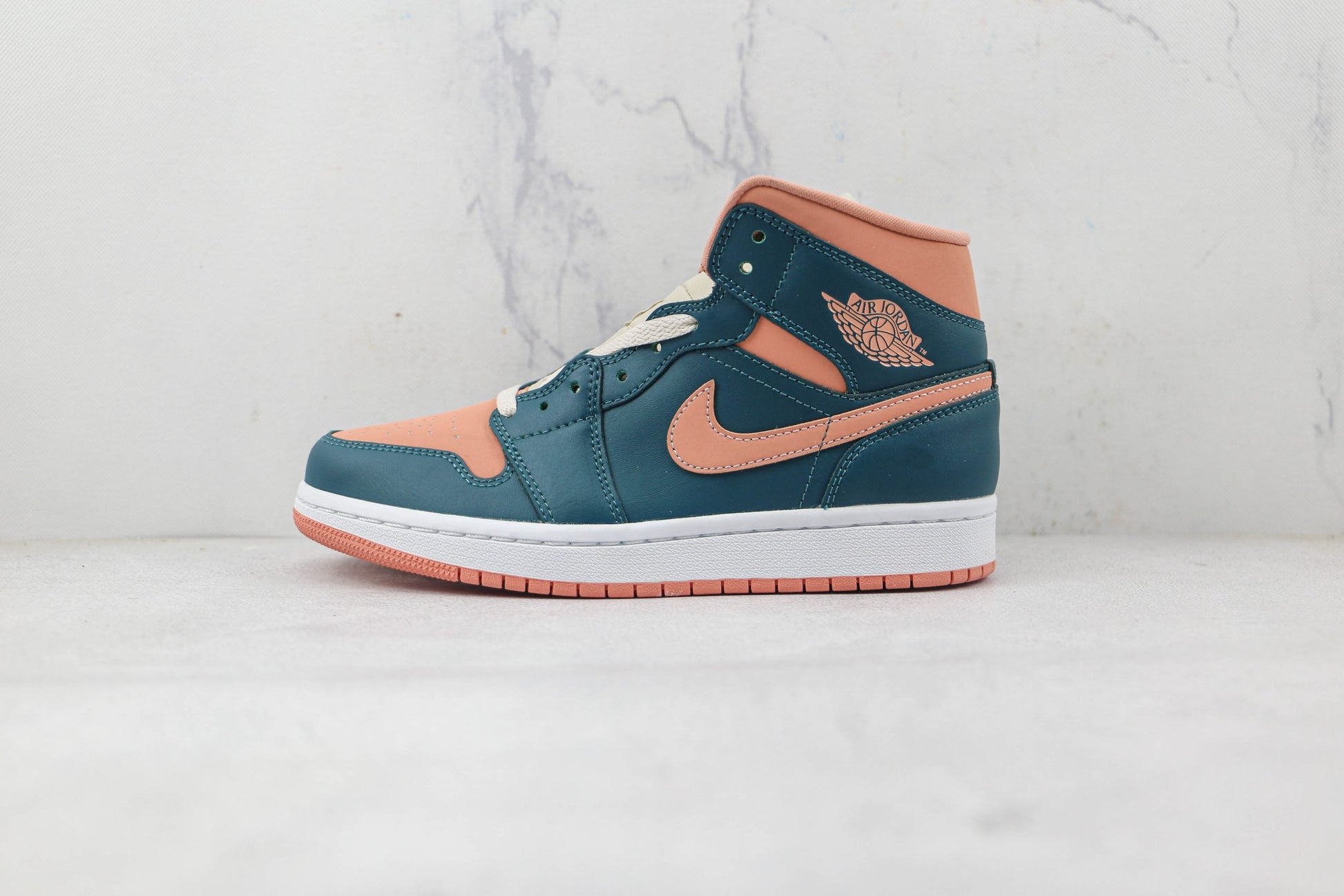 Jordan 1 Mid Dark Teal Green - 
