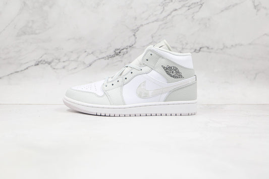 Jordan 1 Mid Grey Camo - 