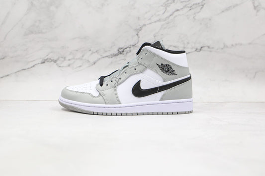 Jordan 1 Mid Light Smoke Grey - 