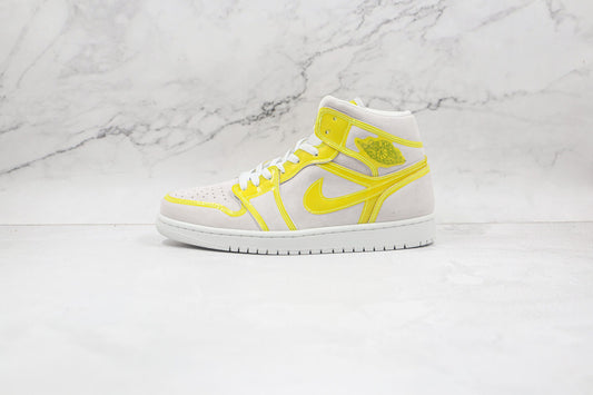 Jordan 1 Mid Opti Yellow - 