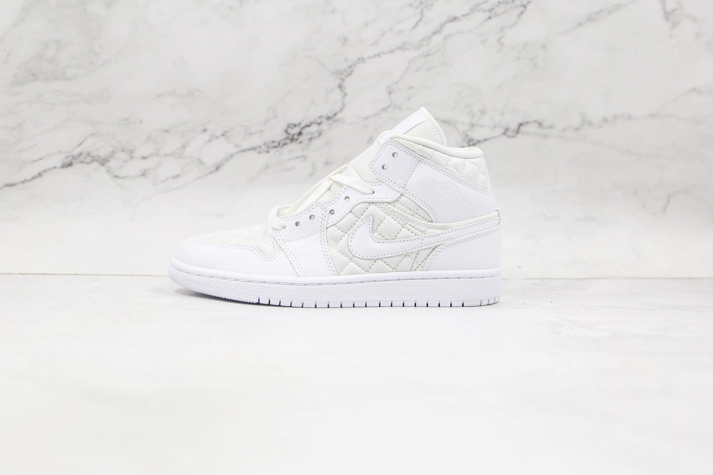 Jordan 1 Mid Quilted White - 