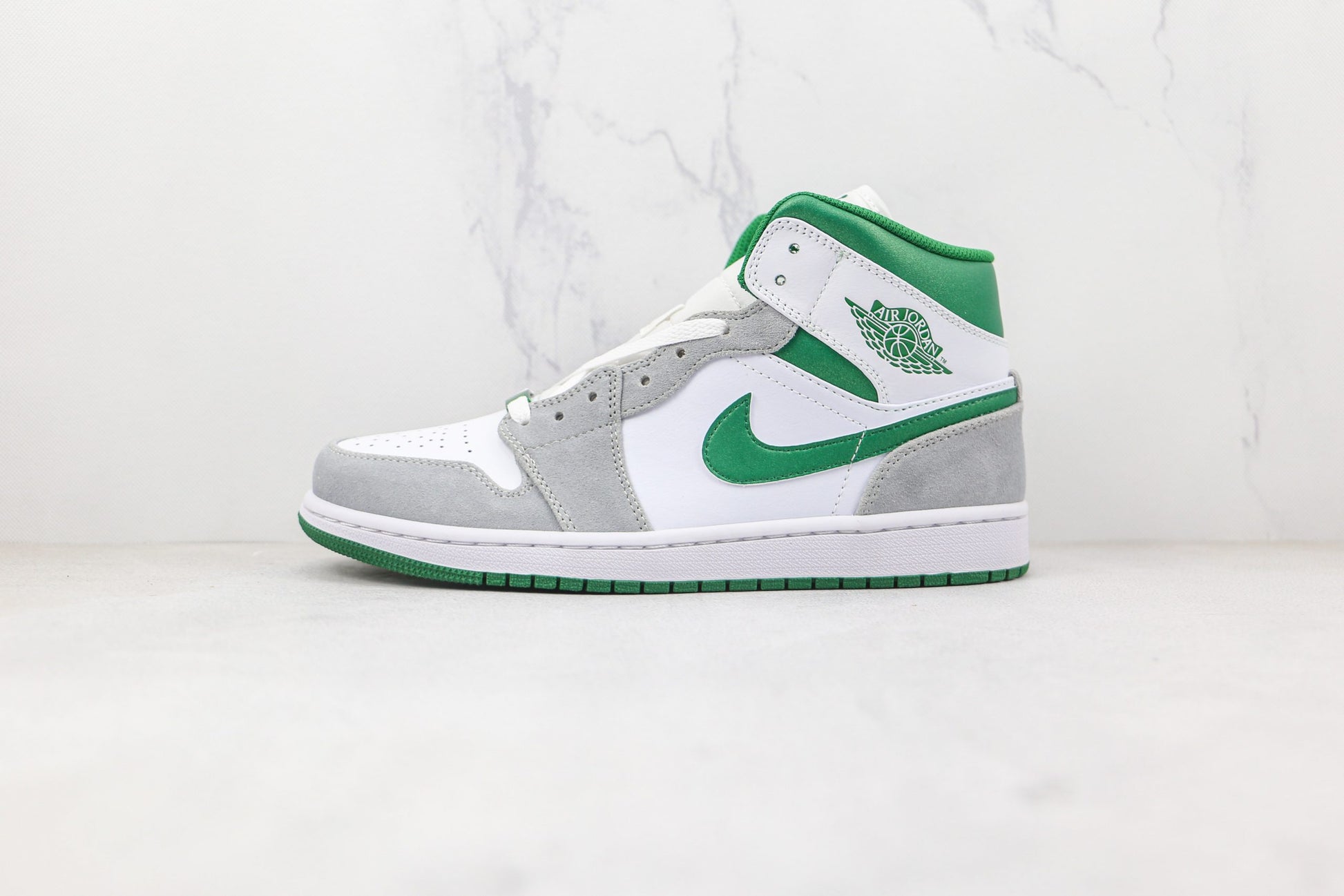 Jordan 1 Mid SE Grey Green - 