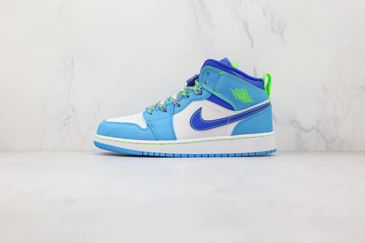Jordan 1 Mid SE Sprite Blue - 